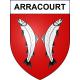 Arracourt 54 ville sticker blason écusson autocollant adhésif