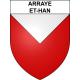 Arraye-et-Han 54 ville sticker blason écusson autocollant adhésif