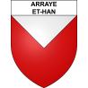 Arraye-et-Han Sticker wappen, gelsenkirchen, augsburg, klebender aufkleber