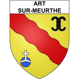 Art-sur-Meurthe 54 ville sticker blason écusson autocollant adhésif