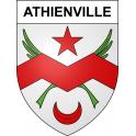 Adesivi stemma Athienville adesivo