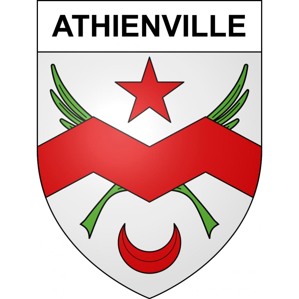 Stickers coat of arms Athienville adhesive sticker
