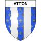 Stickers coat of arms Atton adhesive sticker