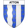 Atton Sticker wappen, gelsenkirchen, augsburg, klebender aufkleber