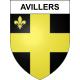 Avillers 54 ville sticker blason écusson autocollant adhésif