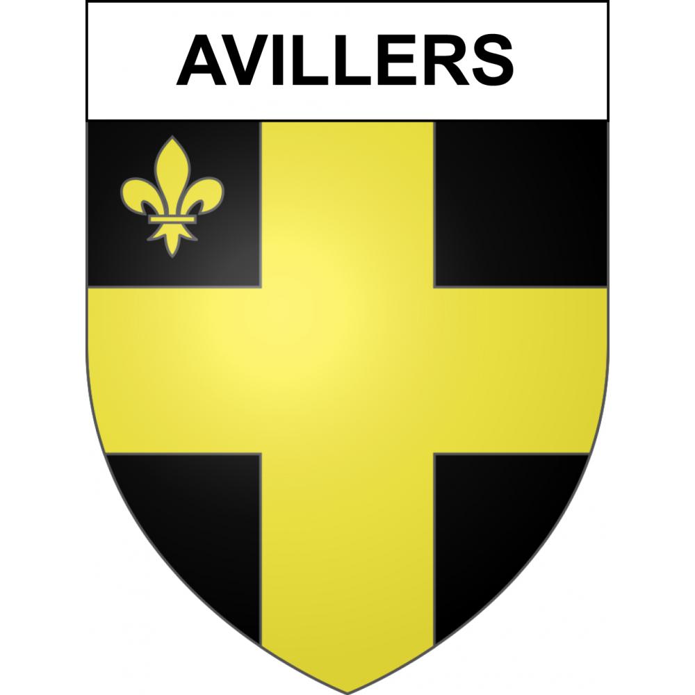 Avillers 54 ville sticker blason écusson autocollant adhésif