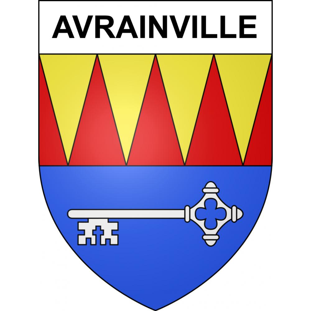 Stickers coat of arms Avrainville adhesive sticker