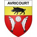 Adesivi stemma Avricourt adesivo