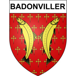 Badonviller Sticker wappen, gelsenkirchen, augsburg, klebender aufkleber