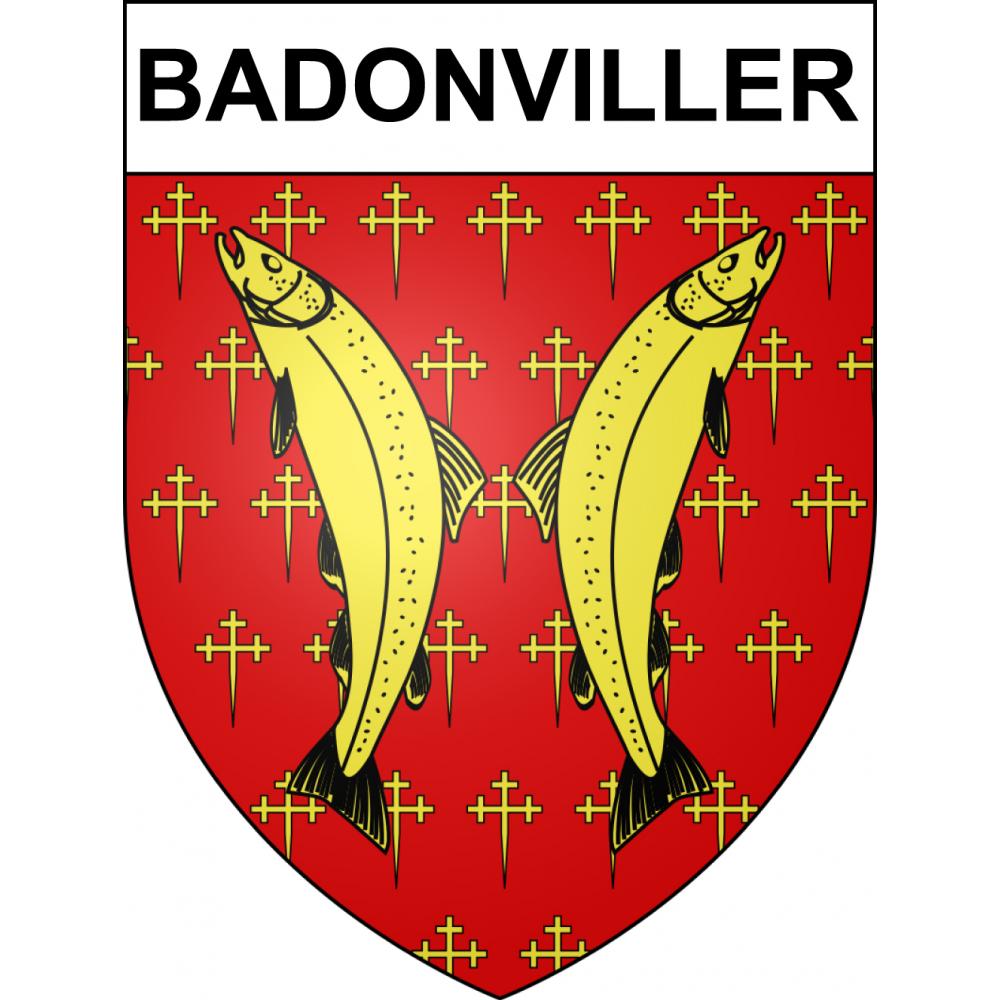 Badonviller 54 ville sticker blason écusson autocollant adhésif