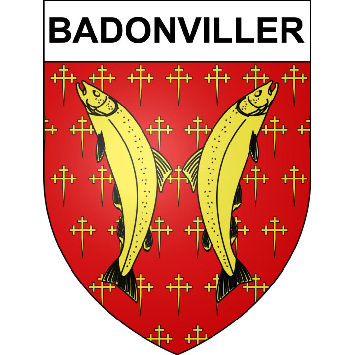 Stickers coat of arms Badonviller adhesive sticker