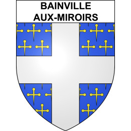 Bainville-aux-Miroirs 54 ville sticker blason écusson autocollant adhésif