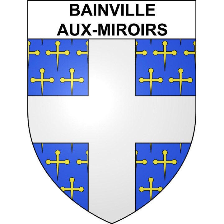 Stickers coat of arms Bainville-aux-Miroirs adhesive sticker