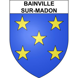 Bainville-sur-Madon Sticker wappen, gelsenkirchen, augsburg, klebender aufkleber