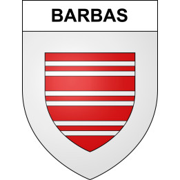 Barbas Sticker wappen, gelsenkirchen, augsburg, klebender aufkleber