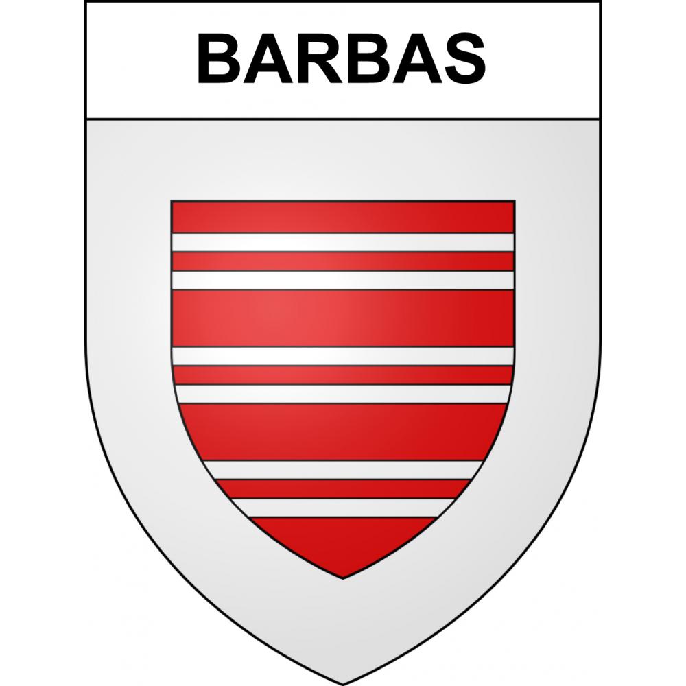Barbas Sticker wappen, gelsenkirchen, augsburg, klebender aufkleber
