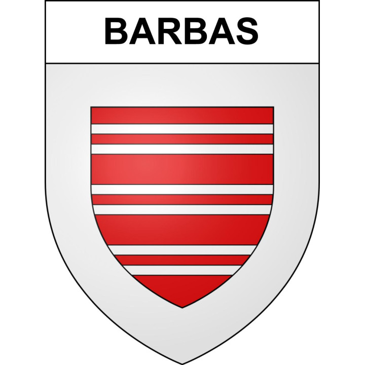 Stickers coat of arms Barbas adhesive sticker