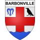 Pegatinas escudo de armas de Barbonville adhesivo de la etiqueta engomada
