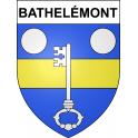 Bathelémont 54 ville sticker blason écusson autocollant adhésif