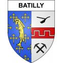 Batilly 54 ville sticker blason écusson autocollant adhésif