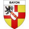 Bayon 54 ville sticker blason écusson autocollant adhésif
