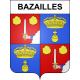 Stickers coat of arms Bazailles adhesive sticker