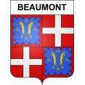 Stickers coat of arms Beaumont adhesive sticker