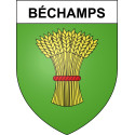 Béchamps Sticker wappen, gelsenkirchen, augsburg, klebender aufkleber