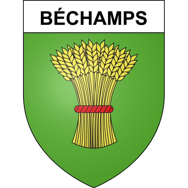 Béchamps Sticker wappen, gelsenkirchen, augsburg, klebender aufkleber