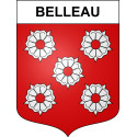 Stickers coat of arms Belleau adhesive sticker