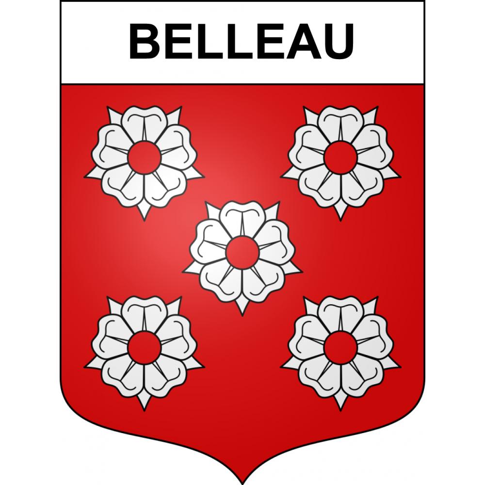 Belleau 54 ville sticker blason écusson autocollant adhésif