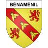 Pegatinas escudo de armas de Bénaménil adhesivo de la etiqueta engomada