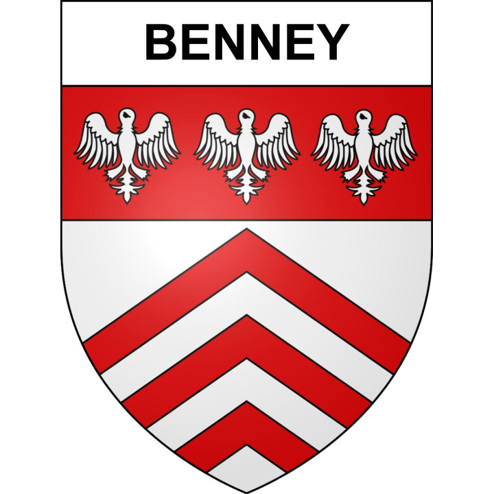 Benney Sticker wappen, gelsenkirchen, augsburg, klebender aufkleber
