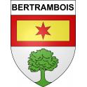 Bertrambois 54 ville sticker blason écusson autocollant adhésif
