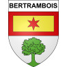 Bertrambois 54 ville sticker blason écusson autocollant adhésif