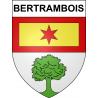 Pegatinas escudo de armas de Bertrambois adhesivo de la etiqueta engomada