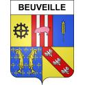 Adesivi stemma Beuveille adesivo