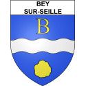 Stickers coat of arms Bey-sur-Seille adhesive sticker
