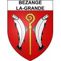 Bezange-la-Grande 54 ville sticker blason écusson autocollant adhésif