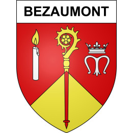 Stickers coat of arms Bezaumont adhesive sticker
