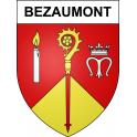 Bezaumont 54 ville sticker blason écusson autocollant adhésif