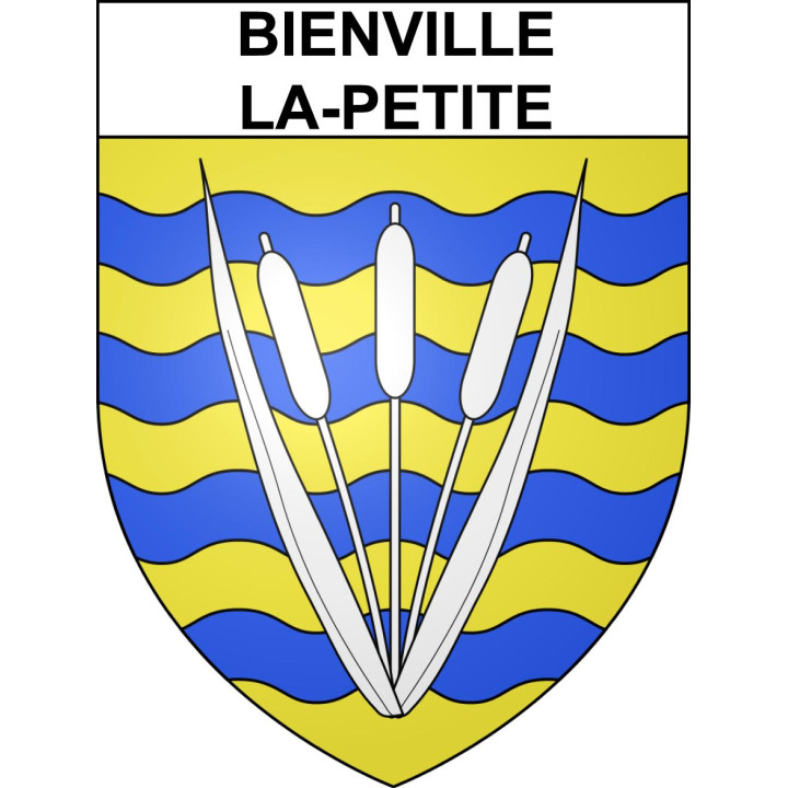Bienville-la-Petite Sticker wappen, gelsenkirchen, augsburg, klebender aufkleber
