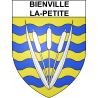 Bienville-la-Petite 54 ville sticker blason écusson autocollant adhésif