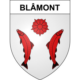 Blâmont Sticker wappen, gelsenkirchen, augsburg, klebender aufkleber
