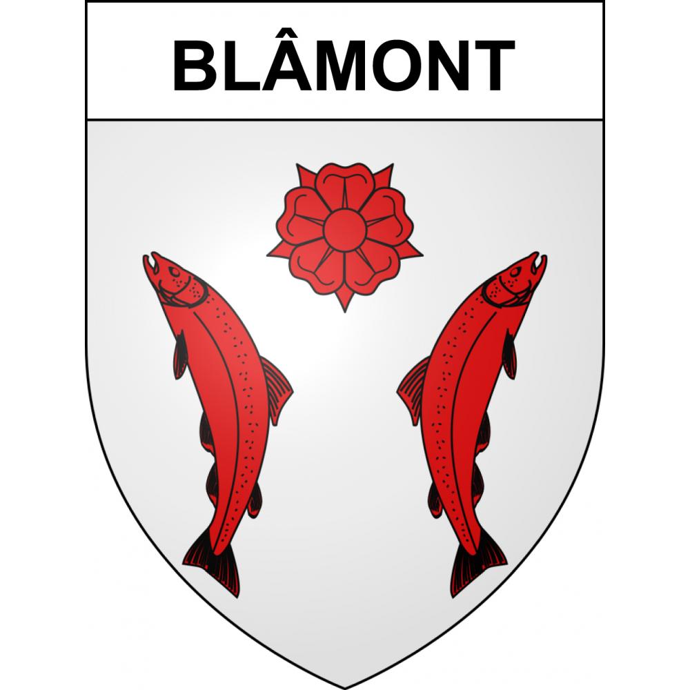 Blâmont 54 ville sticker blason écusson autocollant adhésif