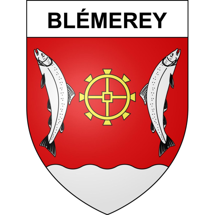 Stickers coat of arms Blémerey adhesive sticker