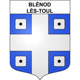 Pegatinas escudo de armas de Blénod-lès-Toul adhesivo de la etiqueta engomada