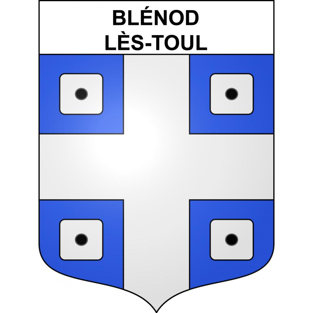 Blénod-lès-Toul 54 ville sticker blason écusson autocollant adhésif