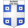 Blénod-lès-Toul 54 ville sticker blason écusson autocollant adhésif