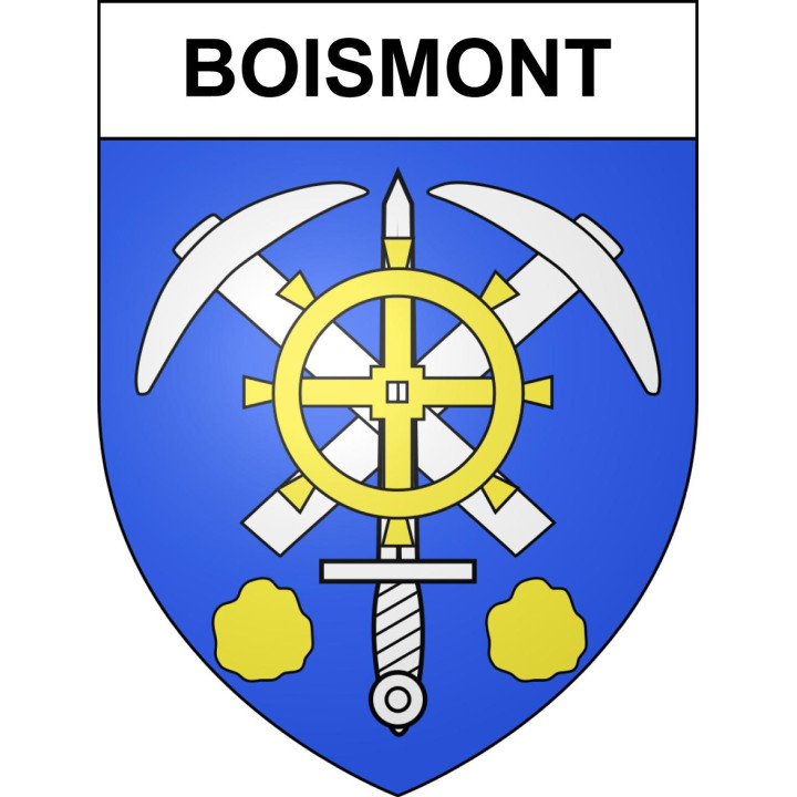 Boismont Sticker wappen, gelsenkirchen, augsburg, klebender aufkleber